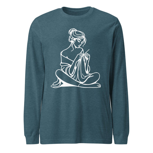 Breathe Long Sleeve Tee Heather Deep Teal / XS