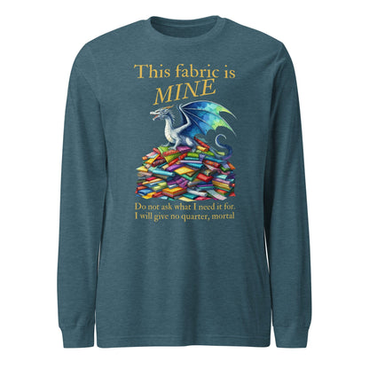 Fabric Dragon Hoarder Long Sleeve Tee Heather Deep Teal / XS