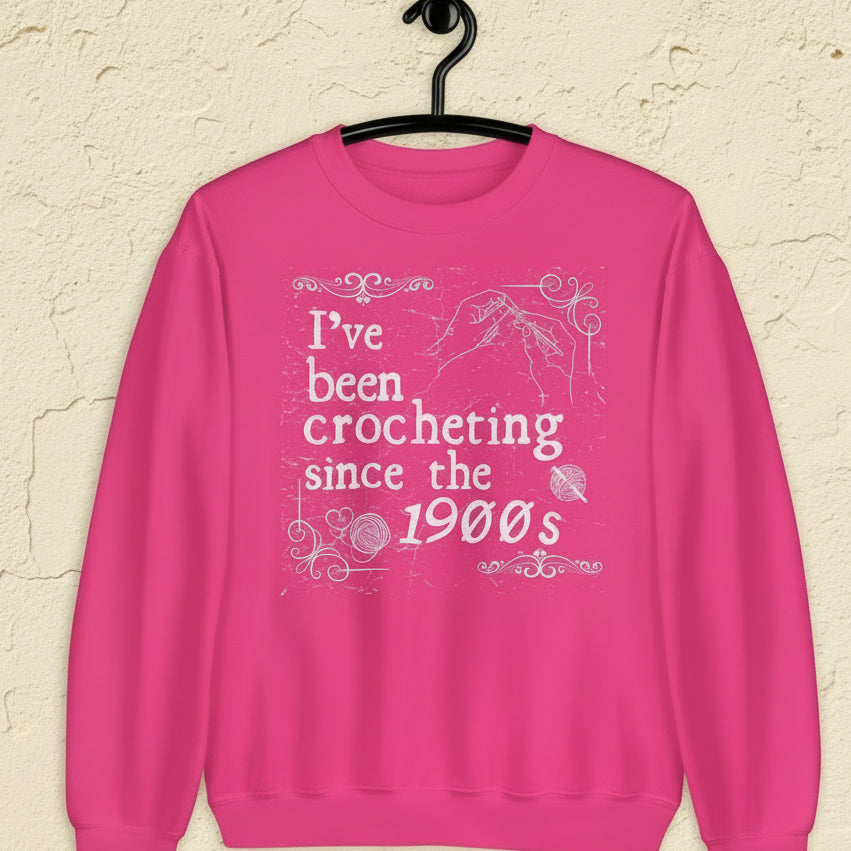 Crocheting Since the 1900s Sweatshirt Heliconia / S