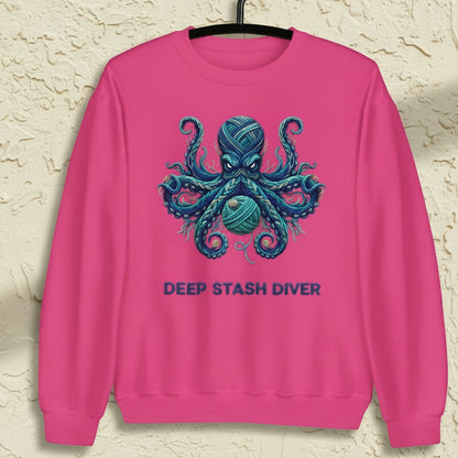 Deep Stash Divers Sweatshirt Heliconia / S