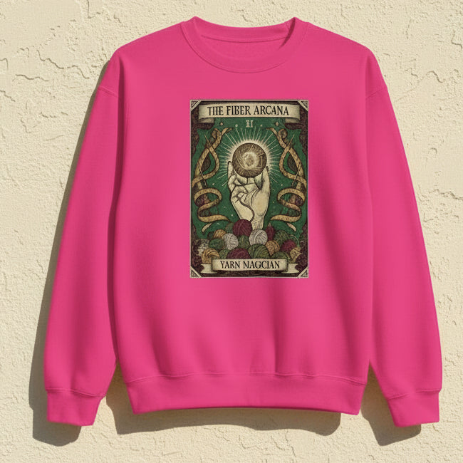 Fiber Arcana Sweatshirt Heliconia / S