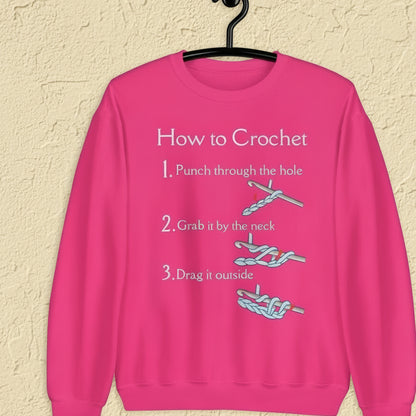 How to Crochet Sweatshirt Heliconia / S