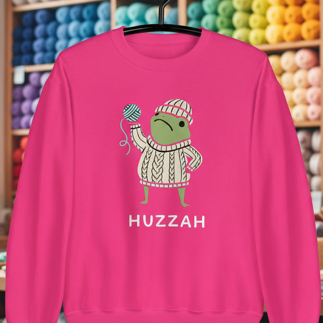 Huzzah Sweatshirt Heliconia / S