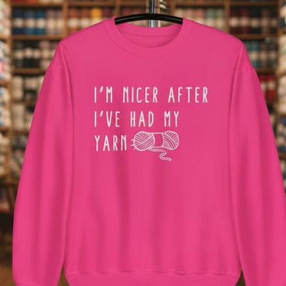 Nice After Yarn Sweatshirt Heliconia / S