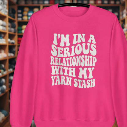 Serious Relationship Sweatshirt Heliconia / S