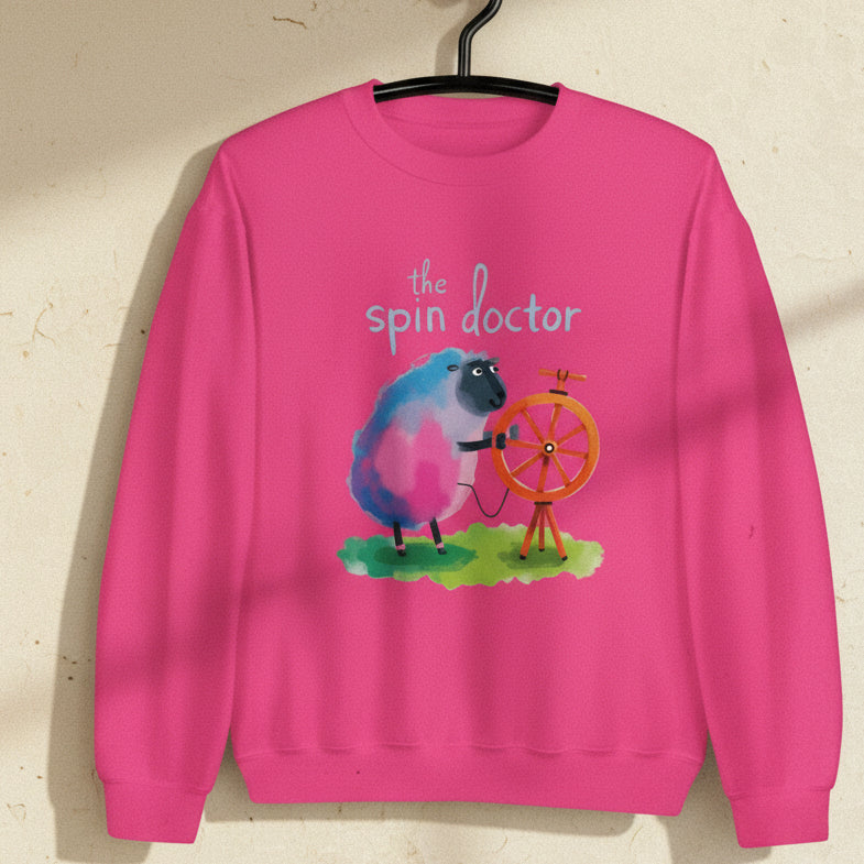 The Spin Doctor Sweatshirt Heliconia / S