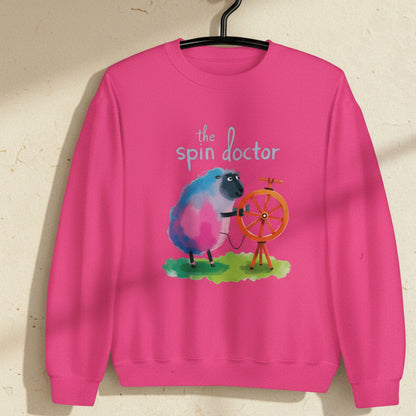 The Spin Doctor Sweatshirt Heliconia / S