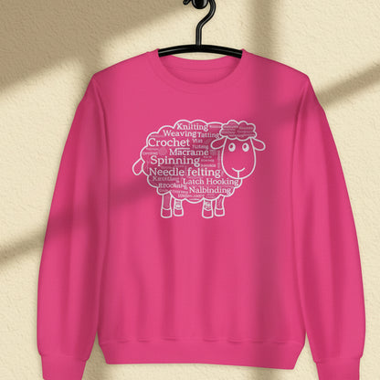 Yarn Cloud Sweatshirt Heliconia / S