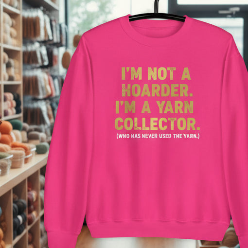 Yarn Collector Sweatshirt Heliconia / S