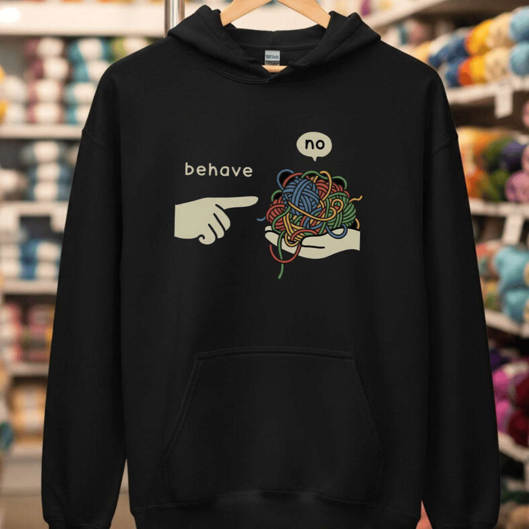 Behave Hoodie Black / S