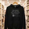 Christian Proverb Hoodie Black / S