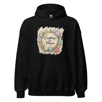 Crafting for Peace Hoodie Black / S
