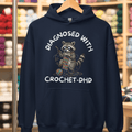 Crochet-DHD Hoodie Black / S