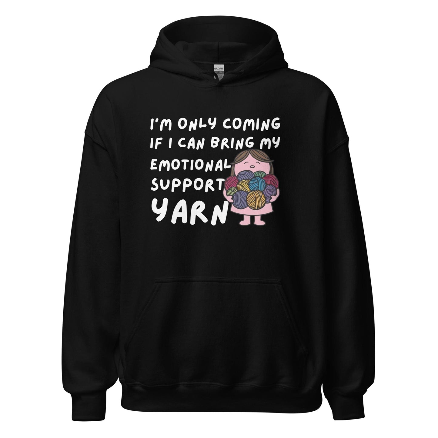 Emotional Support Hoodie Black / S
