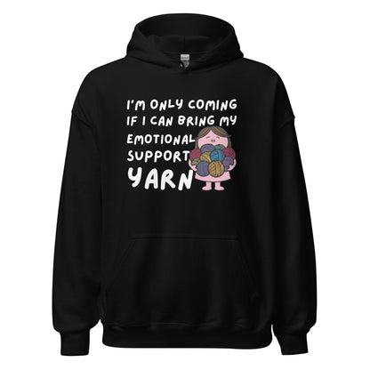 Emotional Support Hoodie Black / S