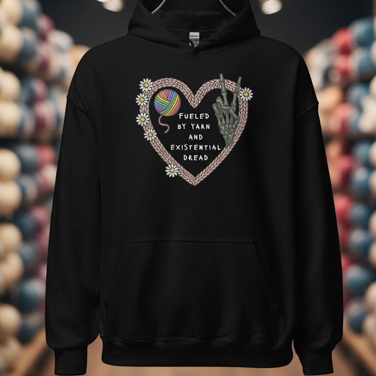 Existential Yarn Hoodie Black / S