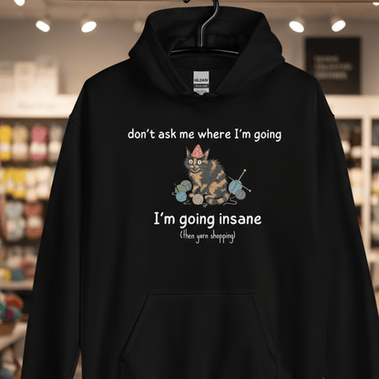 Going Insane Hoodie Black / S
