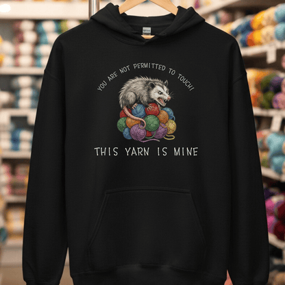 Hissing Yarn Possum Hoodie Black / S
