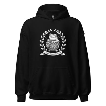 I came, I saw, I Frogged Hoodie Black / S