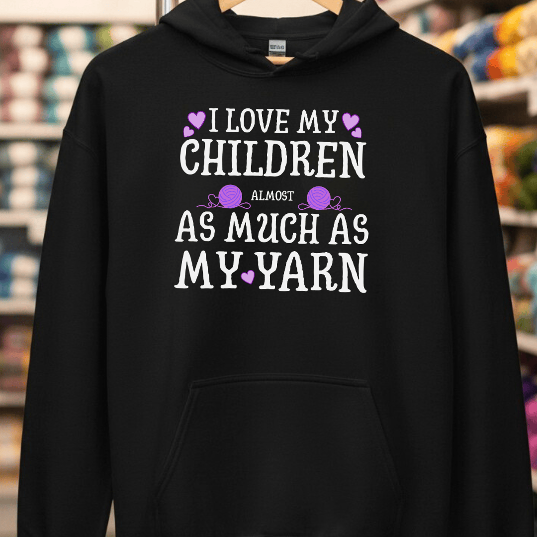 I Love My Children Hoodie Black / S