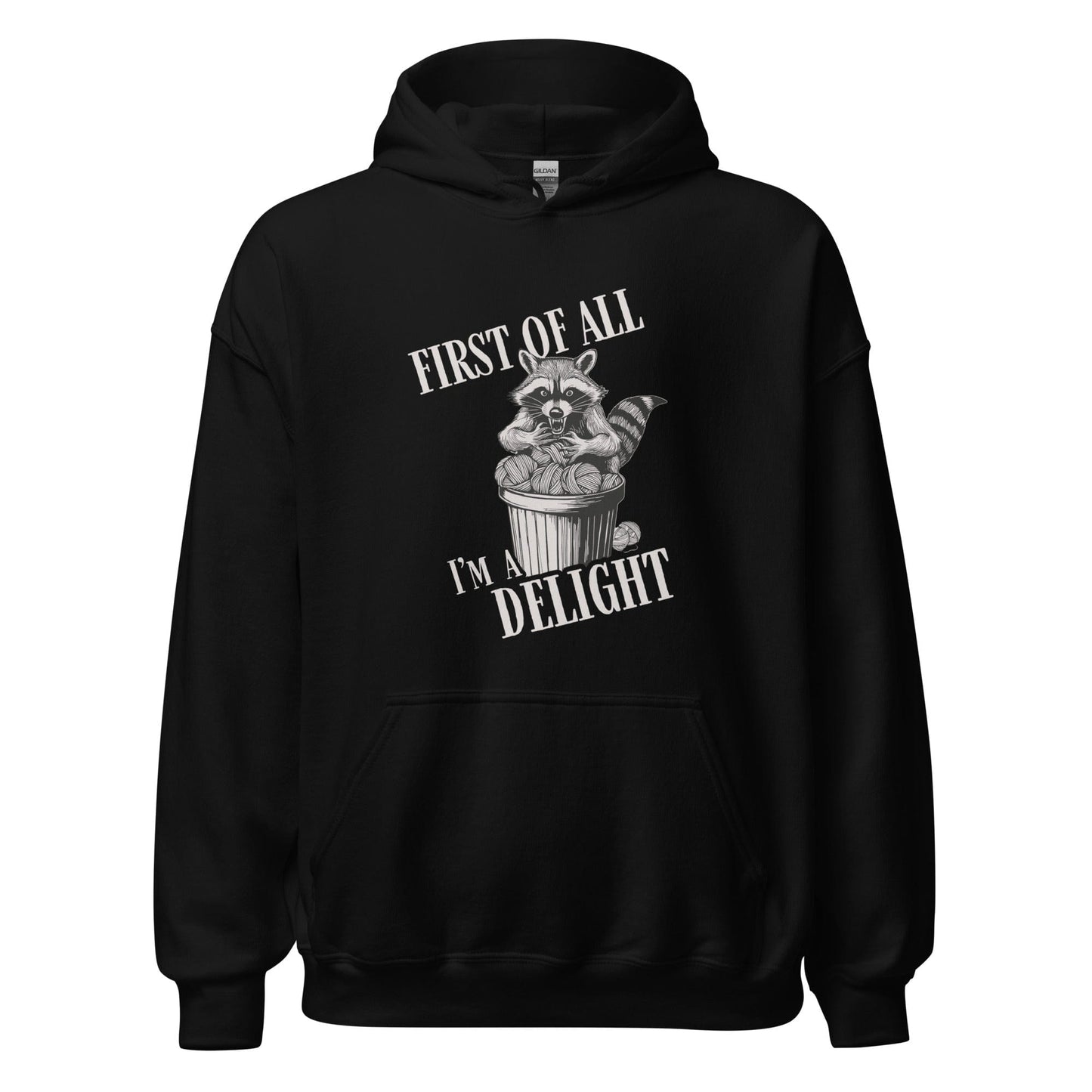 I'm a Delight Hoodie Black / S