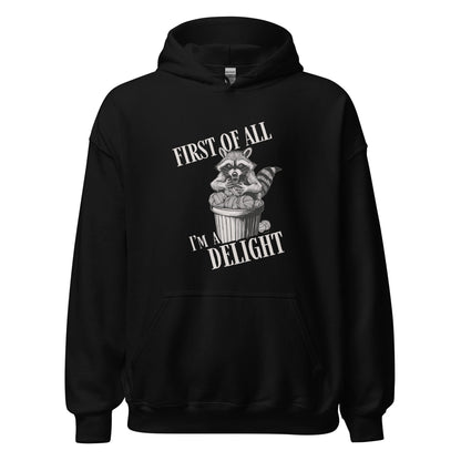 I'm a Delight Hoodie Black / S