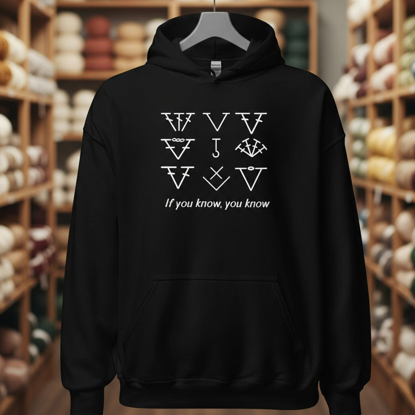 If you know, you know Hoodie Black / S
