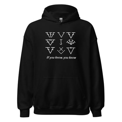 If you know, you know Hoodie Black / S