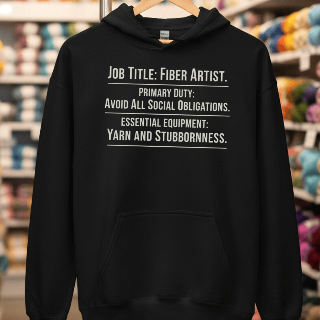 Job Title Hoodie Black / S