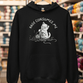 Knitting Rage Consumes Me Hoodie Black / S