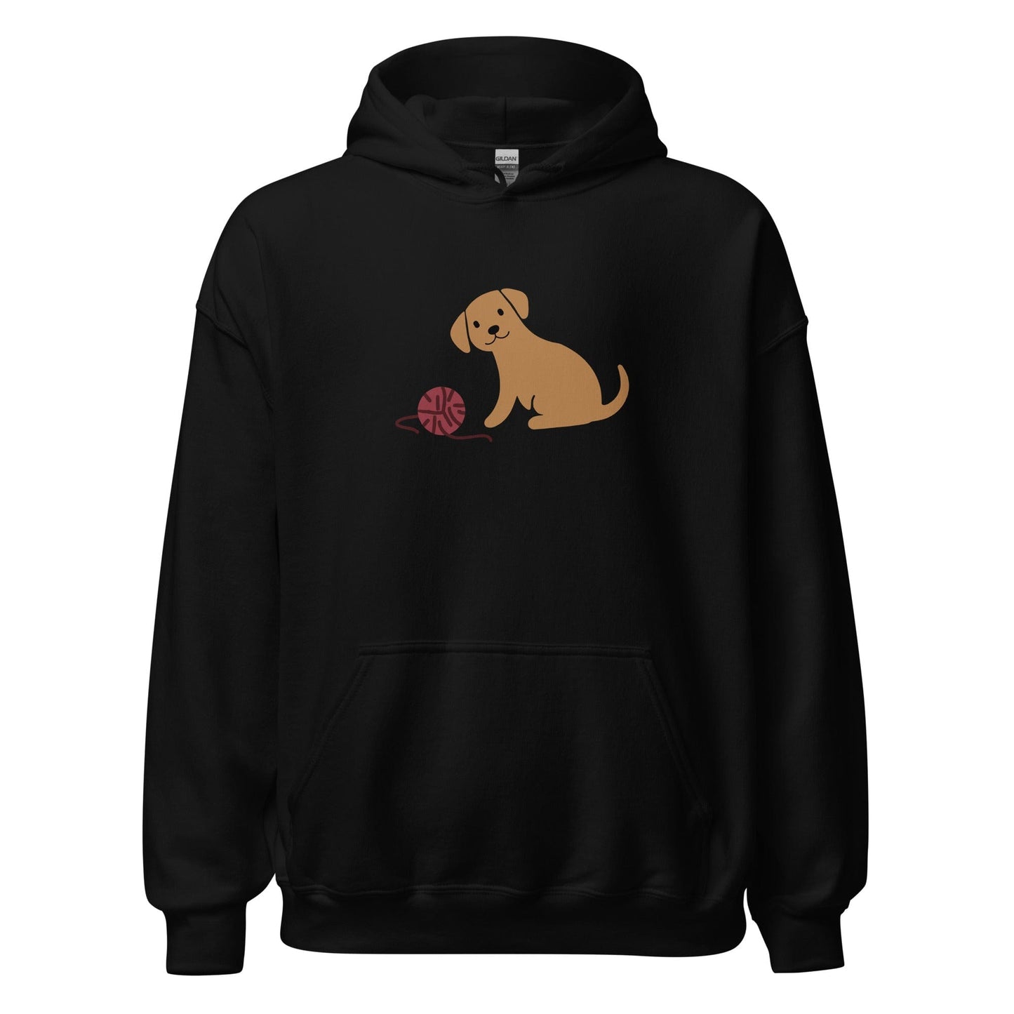 Puppy & Yarn Hoodie Black / S