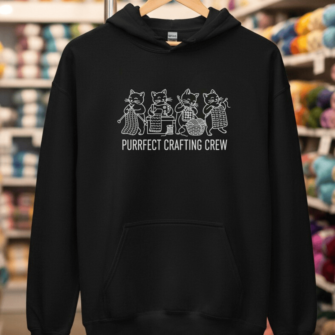 Purrfect Hoodie Black / S