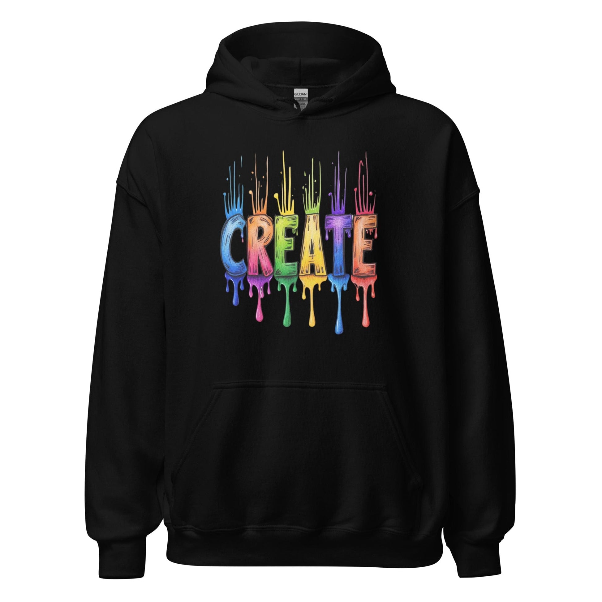 Rainbow Create Hoodie Black / S
