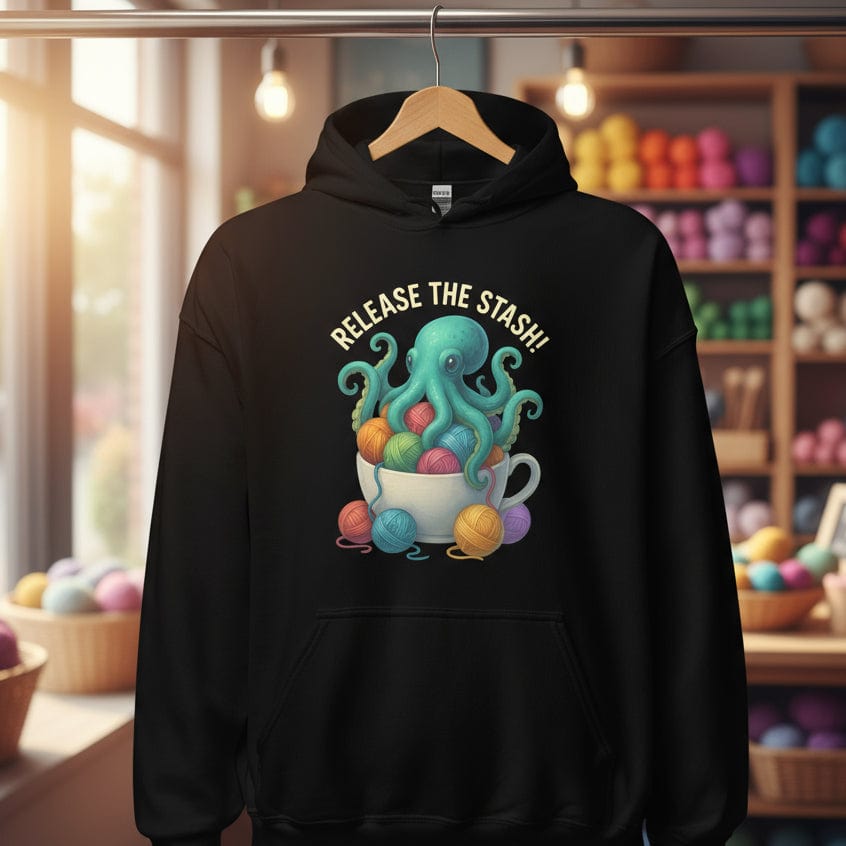 Release the Stash Kraken Hoodie Black / S