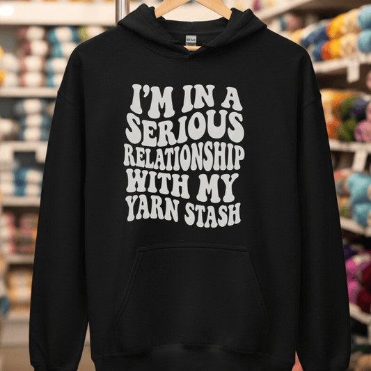 Serious Relationship Hoodie Black / S