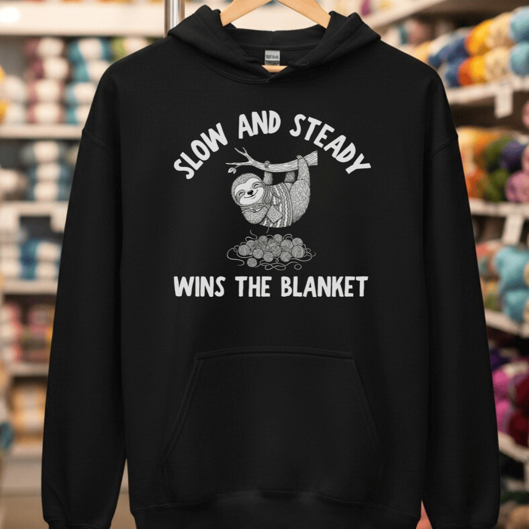 Sloth Blanket Hoodie Black / S