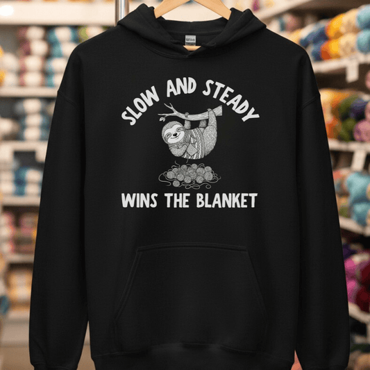 Sloth Blanket Hoodie Black / S