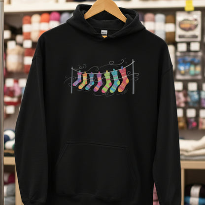 Sock Line Hoodie Black / S