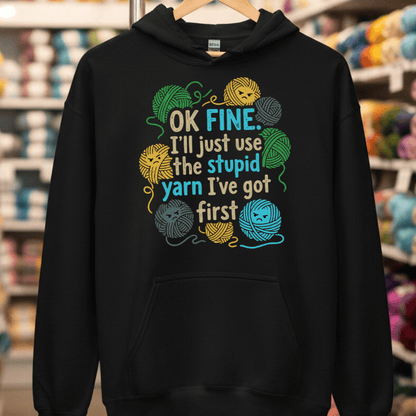 Stupid Yarn Hoodie Black / S