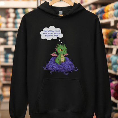 This Meeting Hoodie Black / S