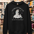 Unicorn Knitting Club Hoodie Black / S
