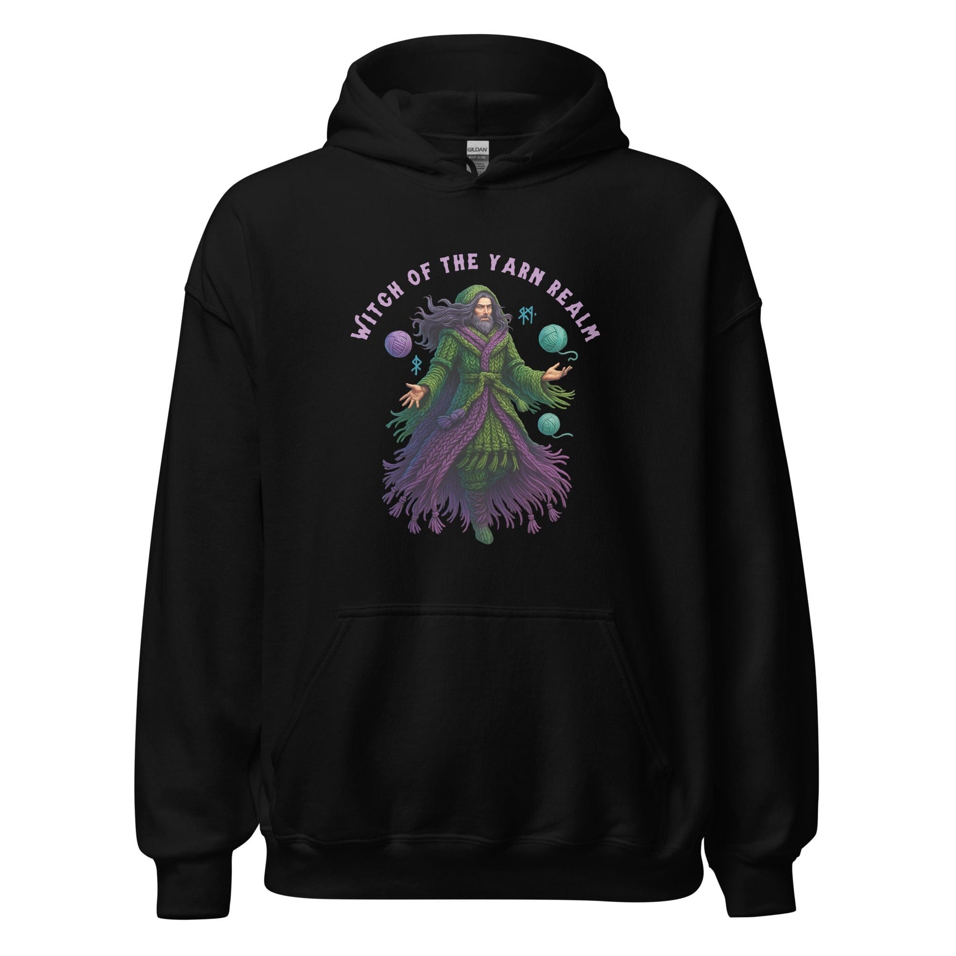 Warlock of the Yarn Realm Hoodie Black / S