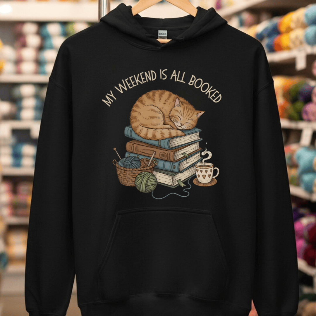 Weekend Booked Hoodie Black / S