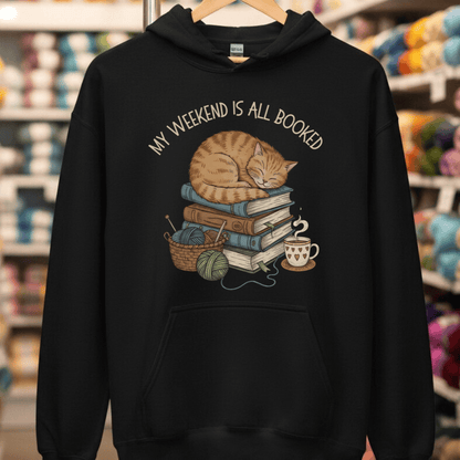 Weekend Booked Hoodie Black / S