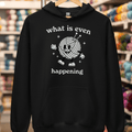 What Is Even Happening Hoodie Black / S