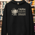 What's For Dinner Hoodie Black / S