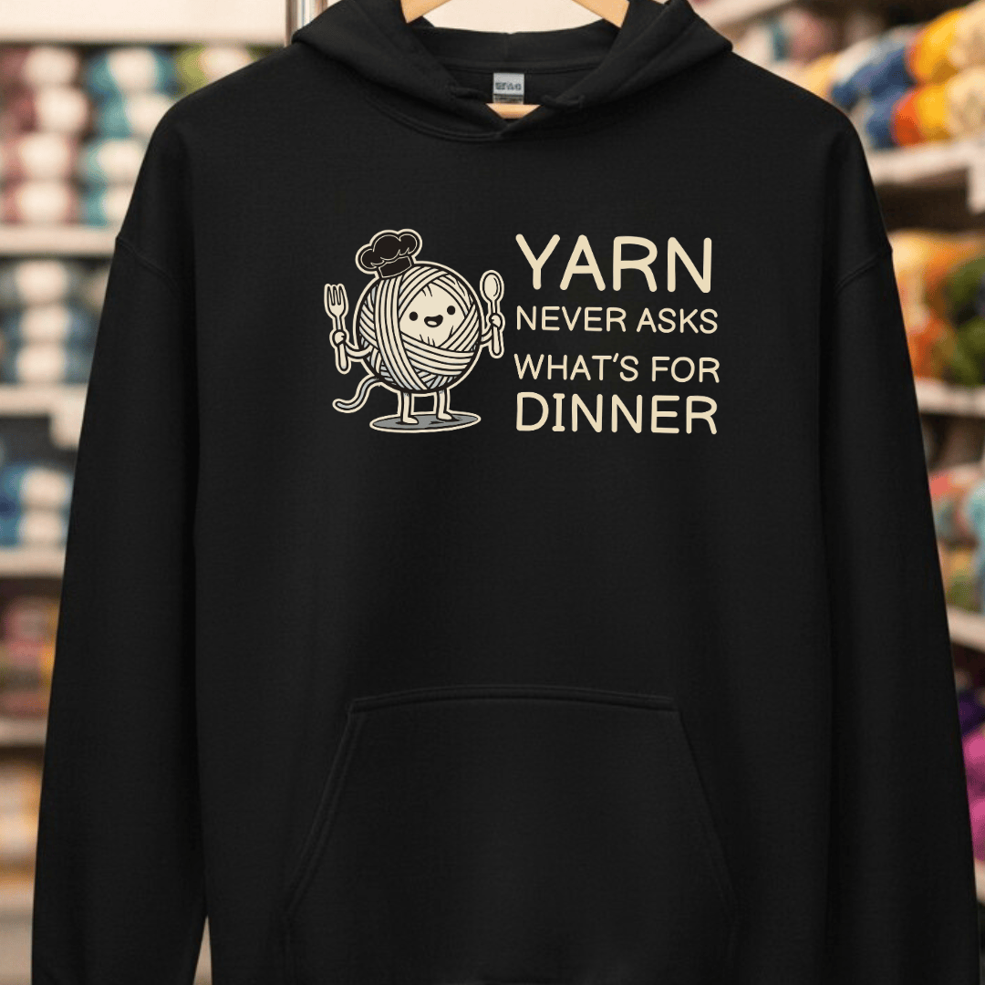 What's For Dinner Hoodie Black / S