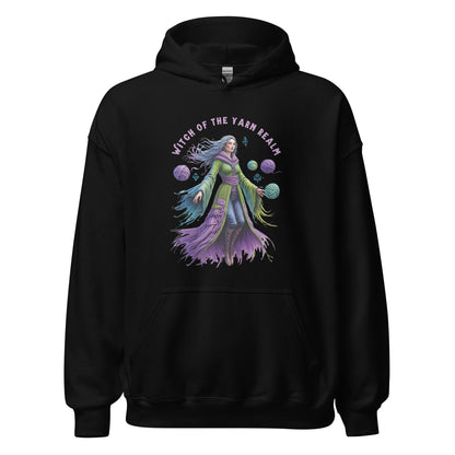 Witch of the Yarn Realm Hoodie Black / S