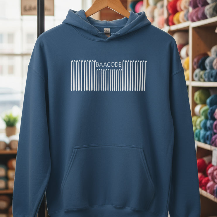 Baacode Hoodie Indigo Blue / S