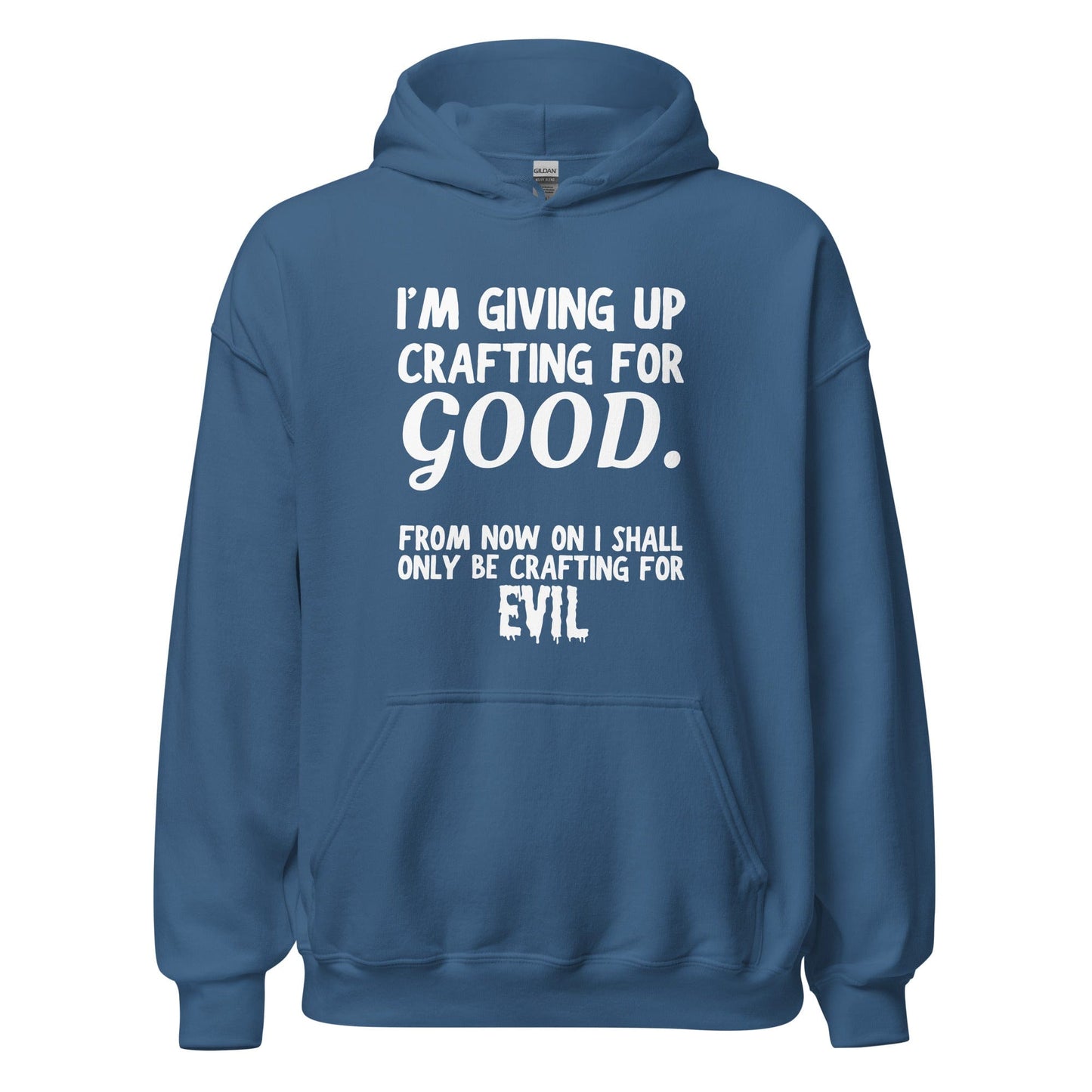 Crafting for Good Hoodie Indigo Blue / S